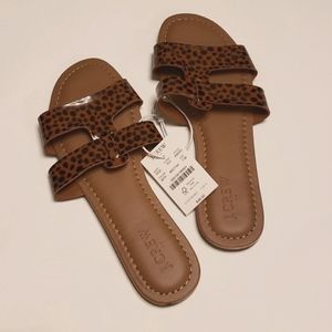 {J. Crew} Tortoise Beachside Slides, Sandal, Flip Flip